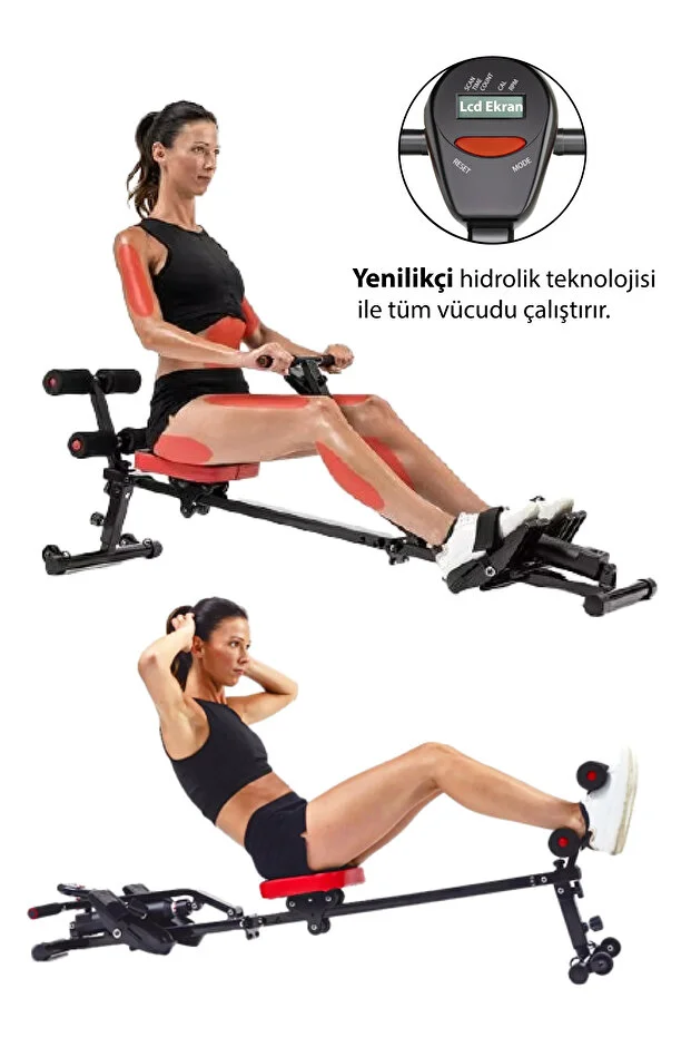 Row Shaper Kondisyon Küreği - Mekik Aleti - Fitness Aleti - Kondisyon Aleti - Alman Tasarım